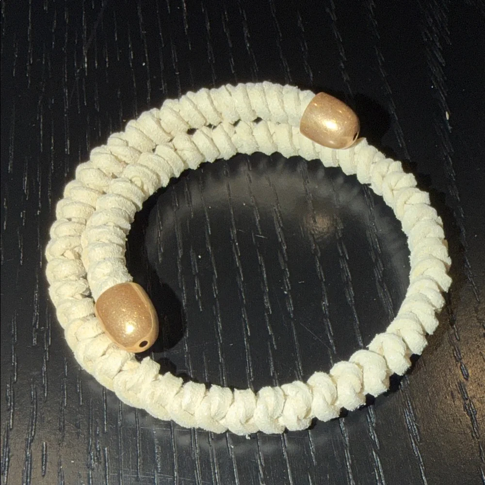 NWT Plunder Cream and Gold tone wrap  Bracelet mic and match 3 for $35